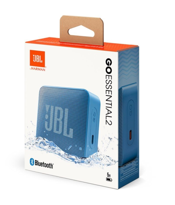 Altavoz con bluetooth jbl go essential 2/ 3.1w/ 1.0/ azul