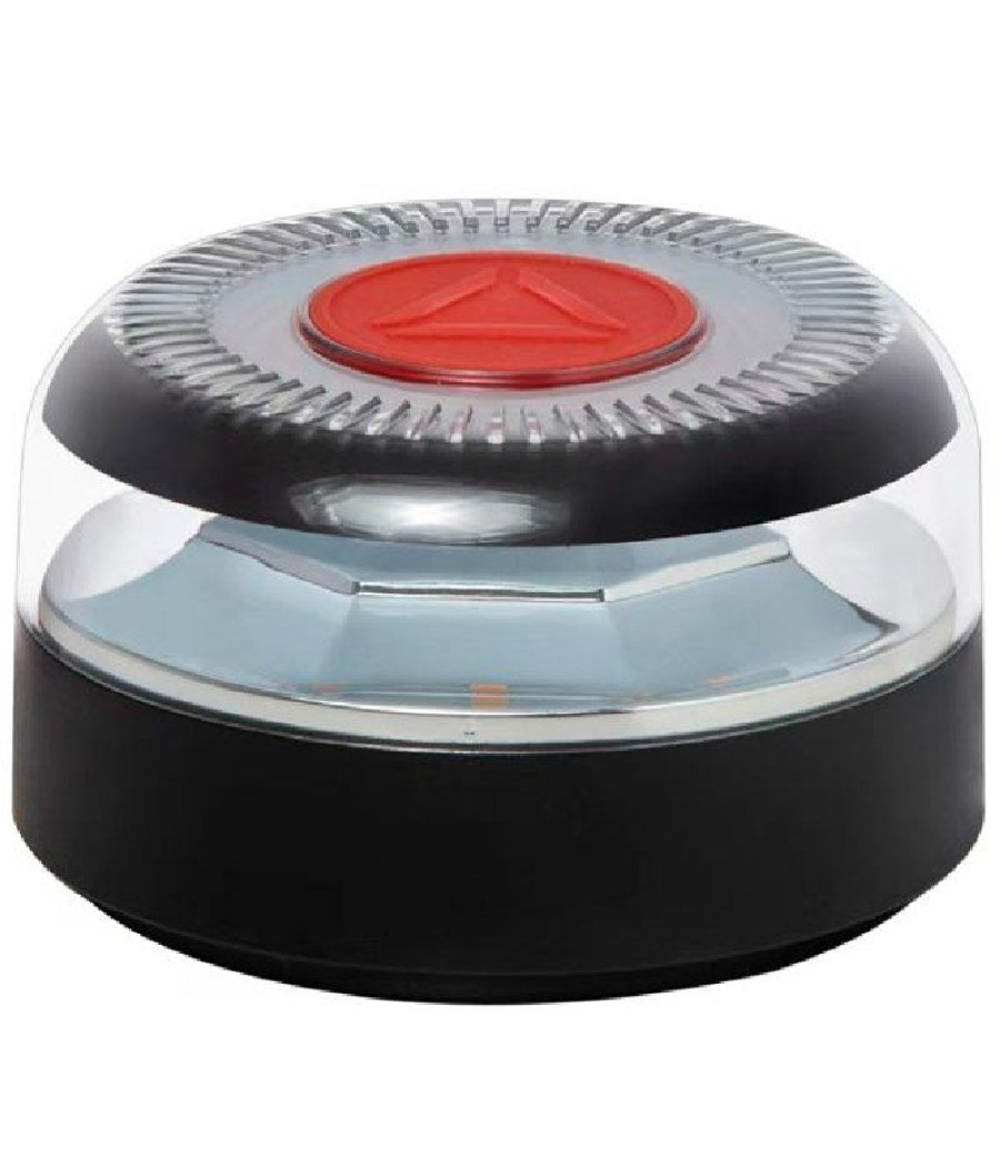 Luz baliza de emergencia para coche thulos th-v16-2/ homologada/ base imantada/ geolocalizable/ funciona a pilas/ incluye funda