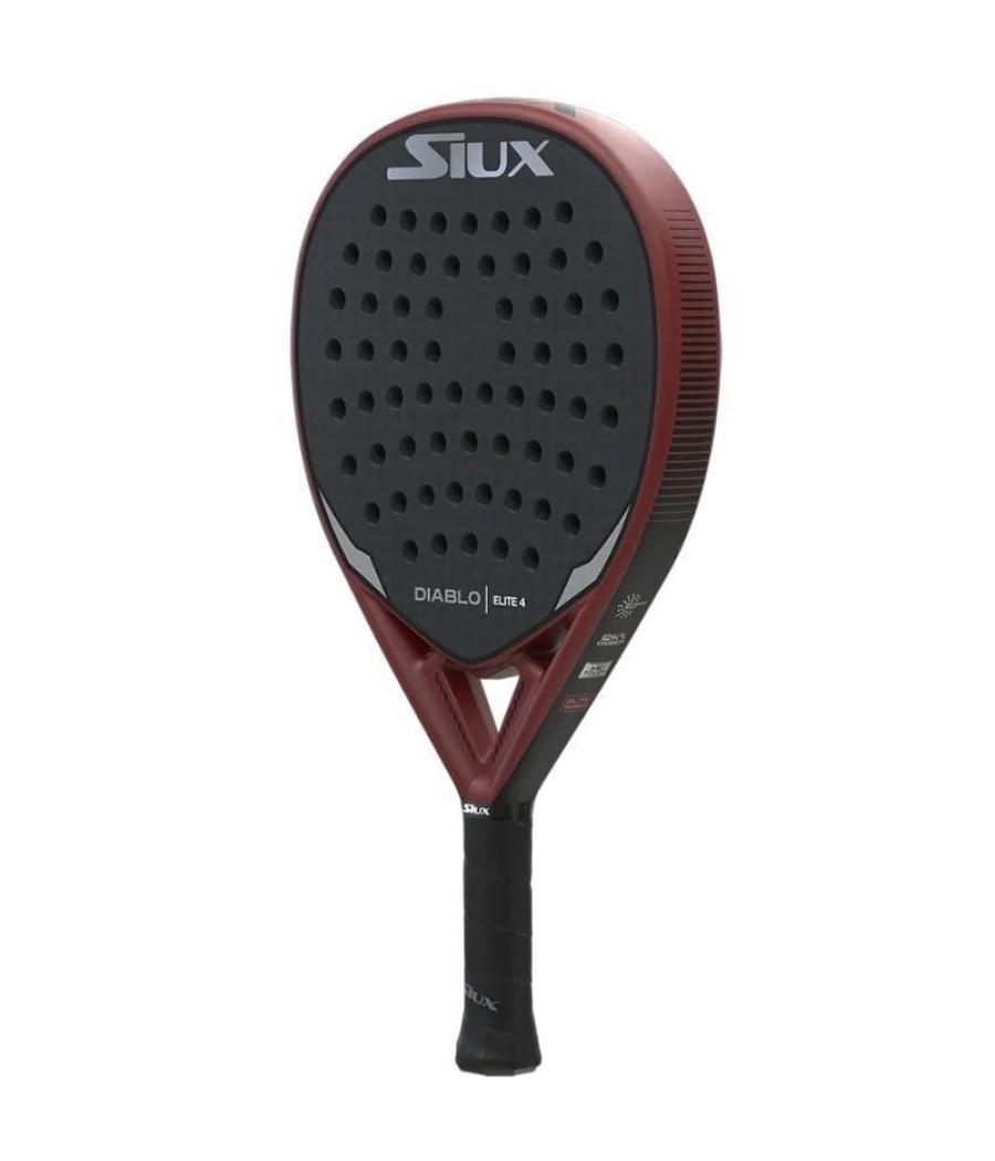 Pala de pádel siux diablo elite 4/ negro y rojo