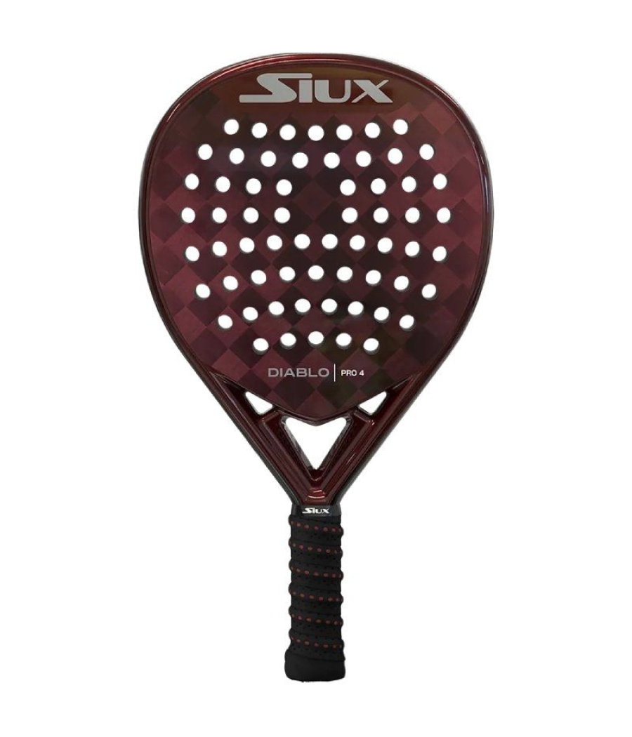 Pala de pádel siux diablo pro 4 (tino libaak)/ roja