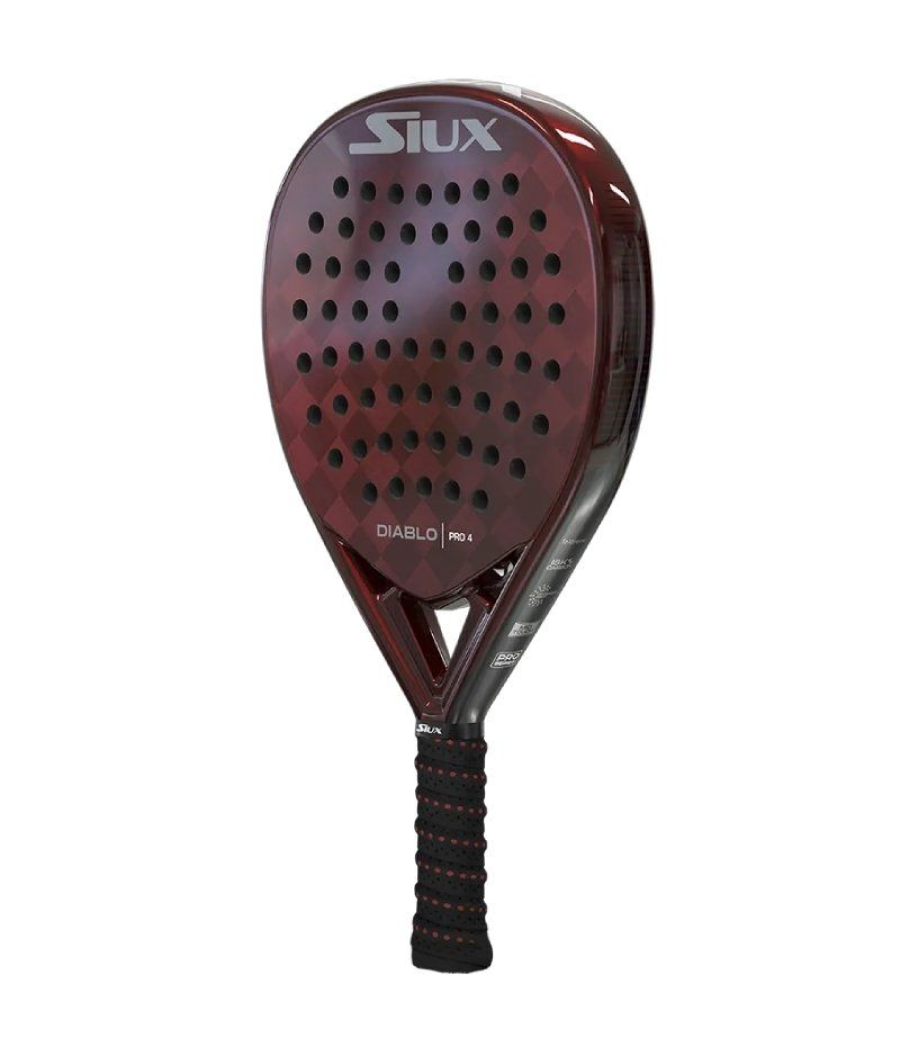 Pala de pádel siux diablo pro 4 (tino libaak)/ roja