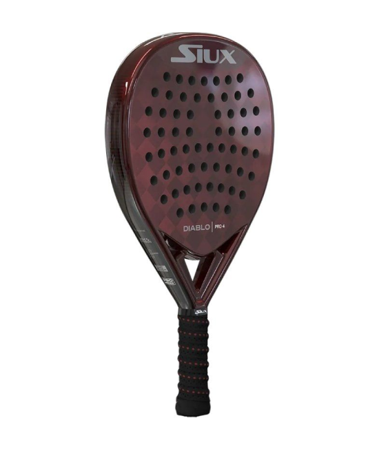 Pala de pádel siux diablo pro 4 (tino libaak)/ roja