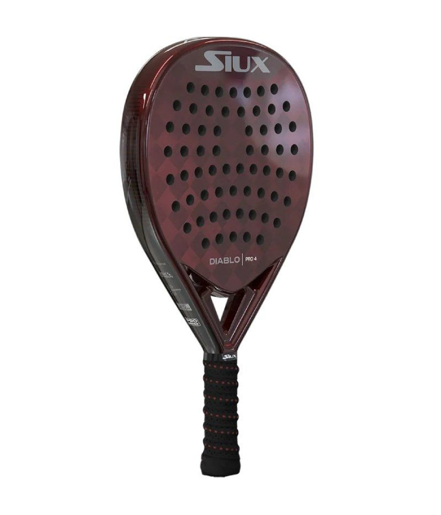 Pala de pádel siux diablo pro 4 (tino libaak)/ roja