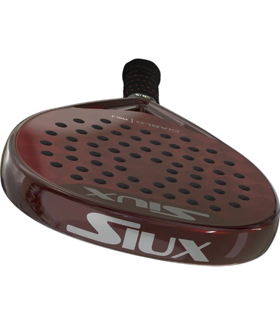 Pala de pádel siux diablo pro 4 (tino libaak)/ roja