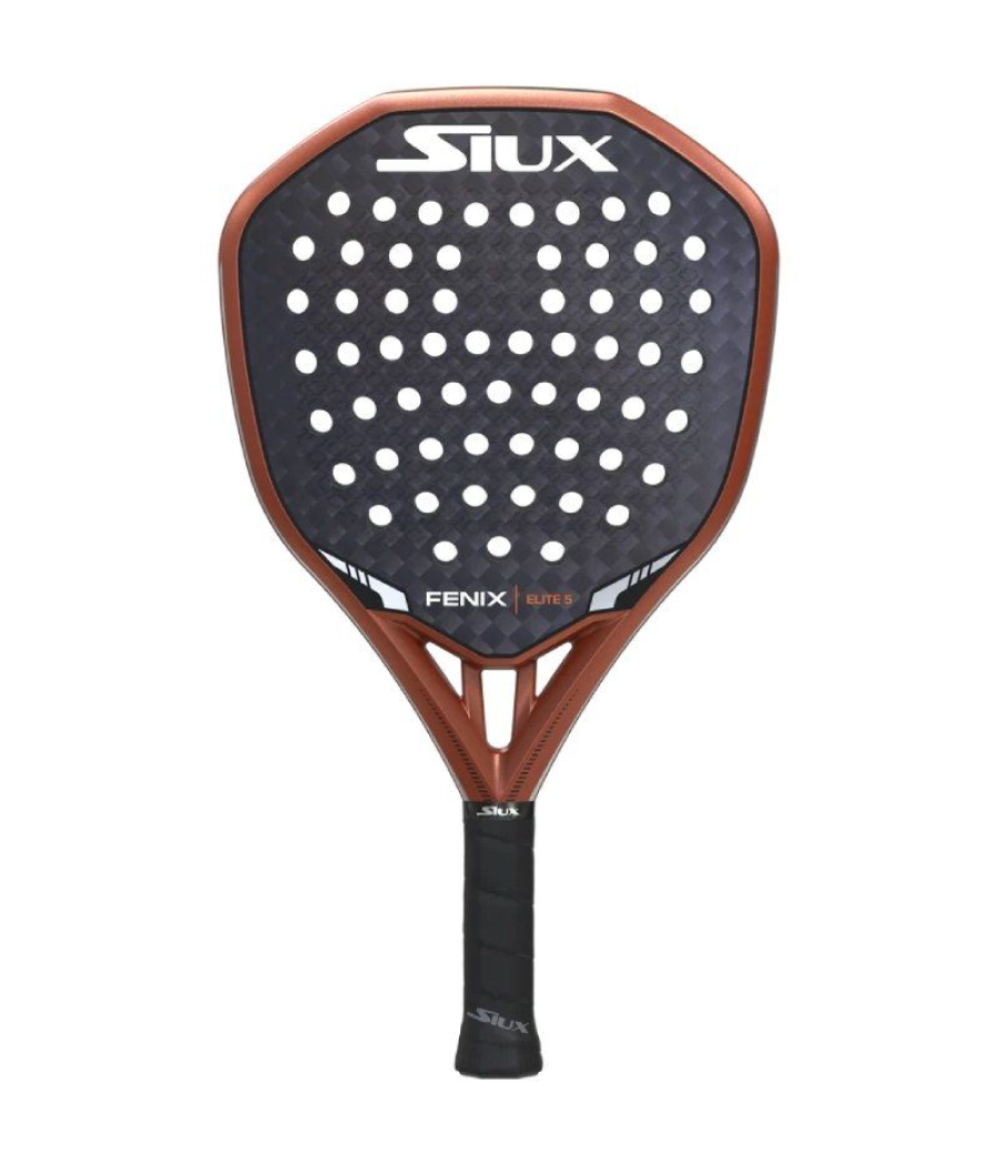 Pala de pádel siux fenix elite 5 2025/ negra y bronce