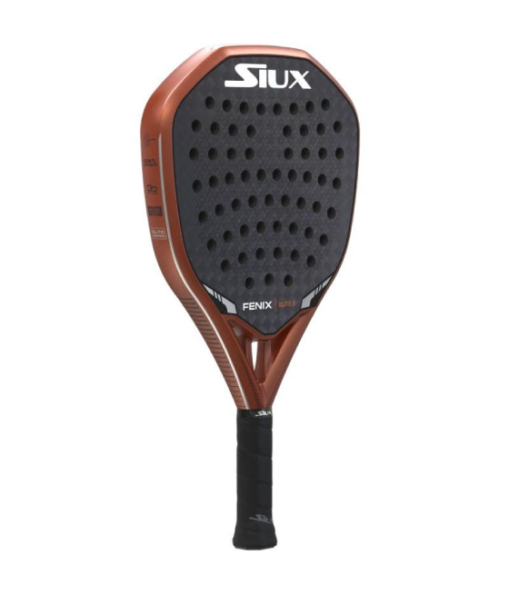 Pala de pádel siux fenix elite 5 2025/ negra y bronce