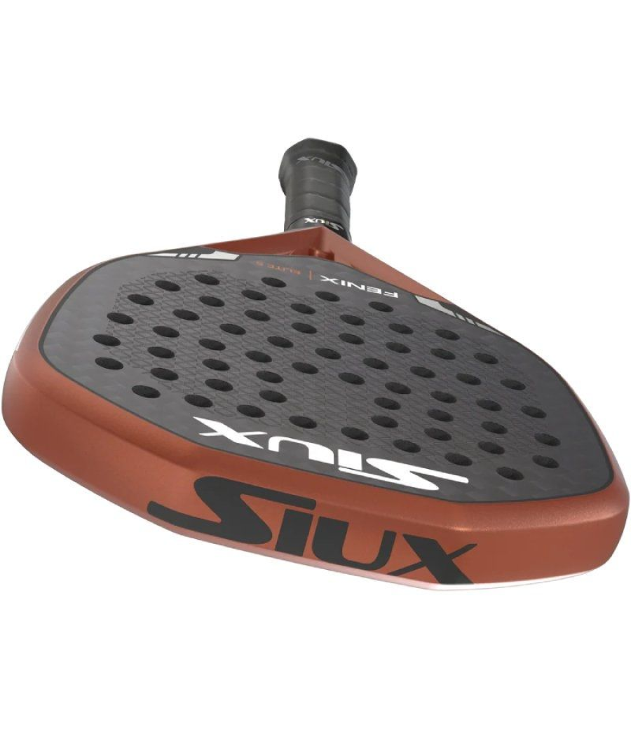 Pala de pádel siux fenix elite 5 2025/ negra y bronce