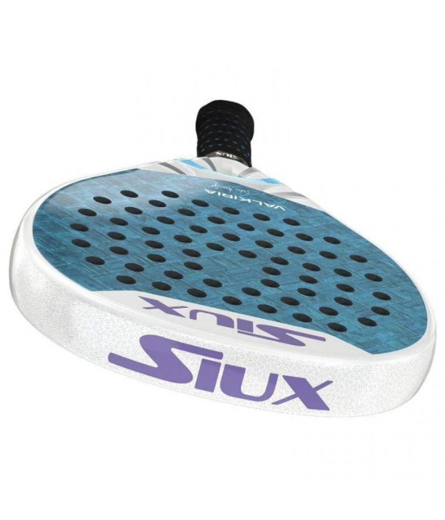 Pala de pádel siux valkiria pro 2025 (sofia araujo)/ blanco y azul