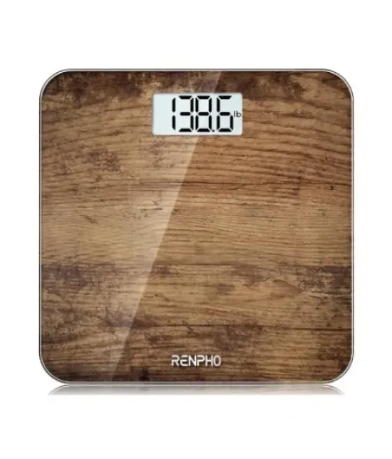 Renpho core 1s - body weight scale - large screen - 3aaa - 10.2x10.2x0.87inch - brown