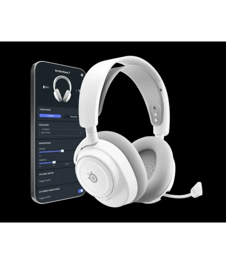 Steelseries arctis nova 7x wireless gen 2 auriculares inalámbrico diadema juego bluetooth blanco