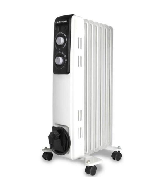 Radiador de aceite orbegozo rf 1500 a/ 3 potencias/ 1500w/ 7 elementos caloríficos