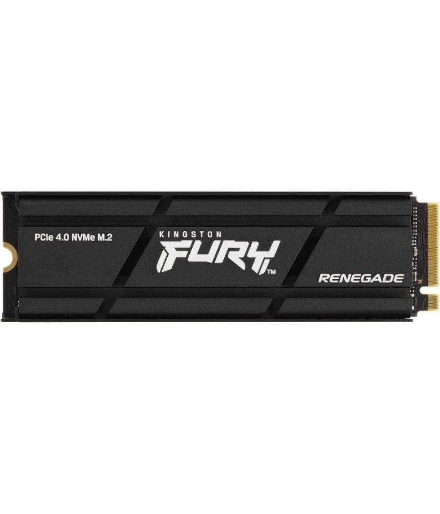 Disco ssd kingston fury renegade ssd 2tb/ m.2 2280 pcie gen4/ con disipador de calor/ full capacity