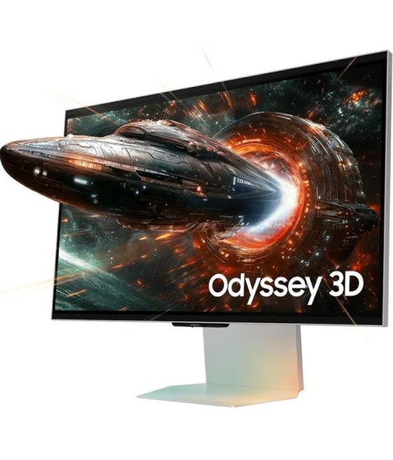 Monitor gaming samsung odyssey 3d g90xf s27fg900xu 27'/ 4k/ 1ms/ 165hz/ 3d/ multimedia/ regulable en altura/ plata