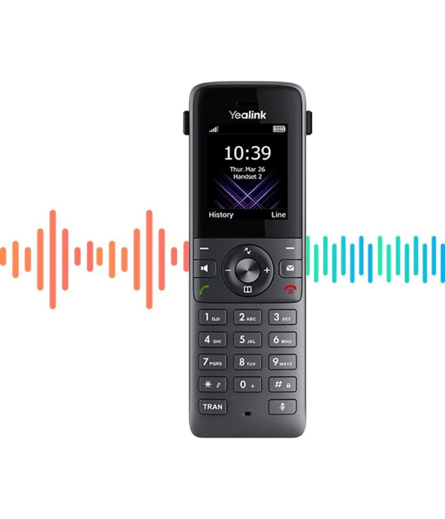 Telefono inalambrico dect yealink w73h negro