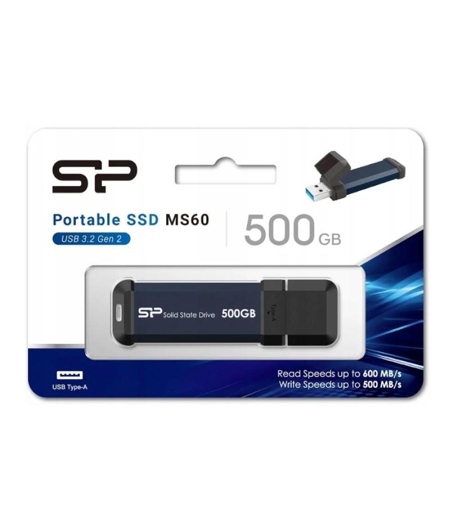 Sp ssd externo ms60 500gb usb 3.2 gen 2