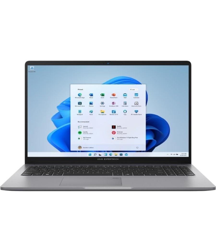 Portátil asus expertbook p1 pm1503cda-s70109x ryzen 5 7535hs/ 16gb/ 512gb ssd/ 15.6'/ win11 pro