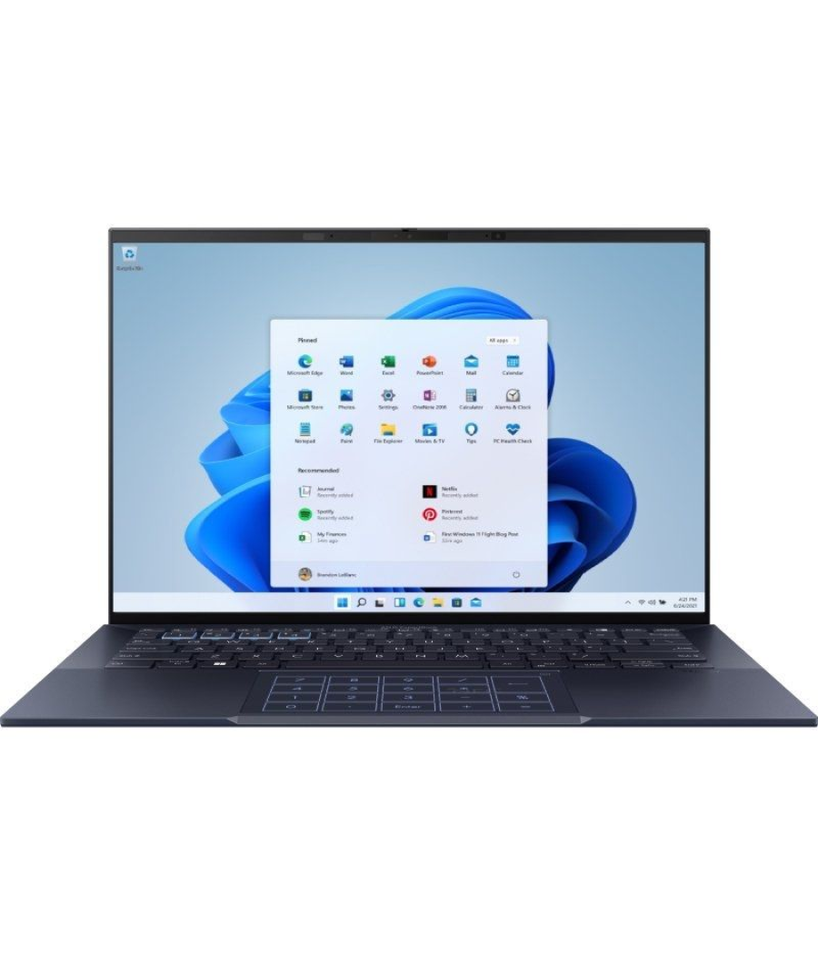 Portátil asus expertbook b9 oled b9403cvar-pp1646 intel core 7-150u/ 32gb/ 1tb ssd/ 14'/ sin sistema operativo