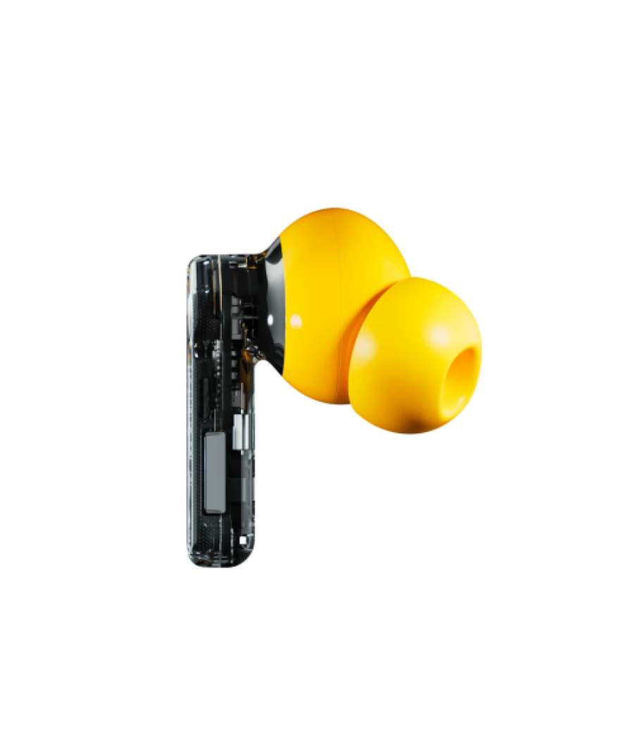 Nothing ear (a) auriculares true wireless stereo (tws) dentro de oído llamadas/música usb tipo c bluetooth transparente, amarill