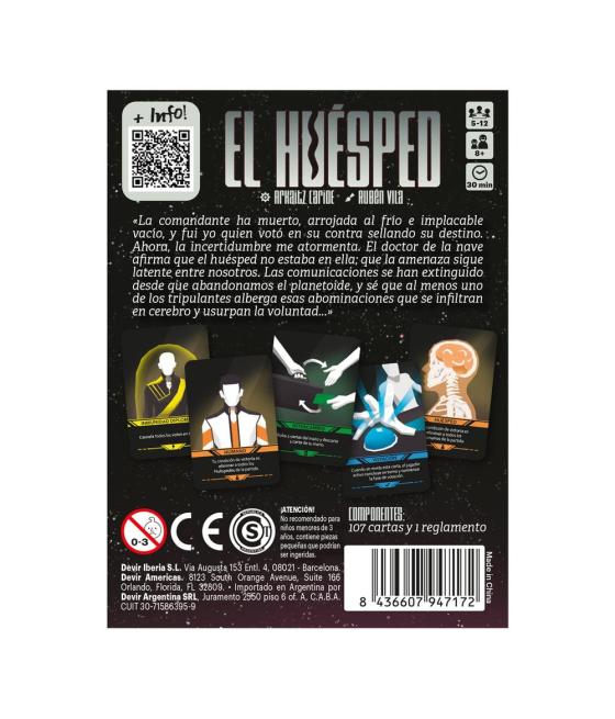 Juego de mesa el huesped pocket