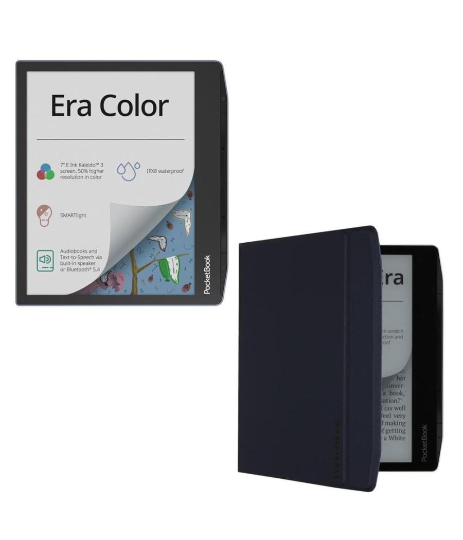 Pocketbook era color stormy sea + funda hn - qi - pu - 700 - wb - ww charge cover blue