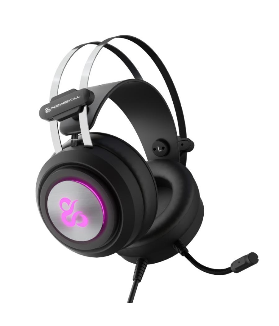 Auriculares gaming newskill drakain v2 rgb negro