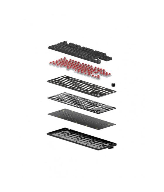 Teclado gaming newskill serike tkl v2 rgb negro