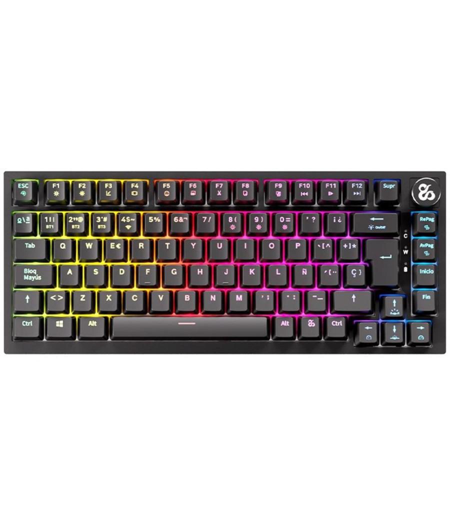 Teclado gaming newskill pyros pro inalambrico rgb negro