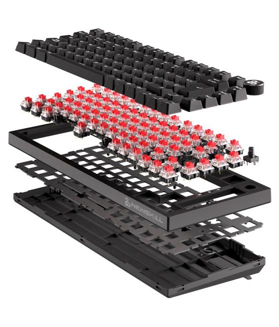 Teclado gaming newskill pyros pro inalambrico rgb negro