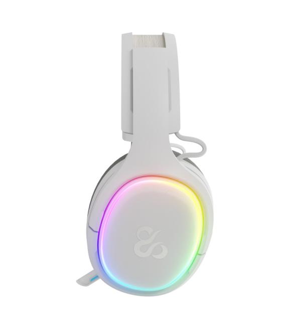 Auriculares gaming newskill aton v2 ivory inalambrico rgb blanco