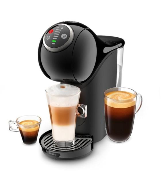 Cafetera de cápsulas krups genio s plus/ negra