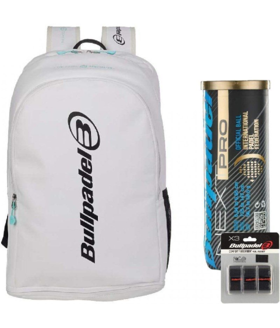 Pack pala de pádel bullpadel vertex 04 pro line w 2026/ incluye 3 accesorios