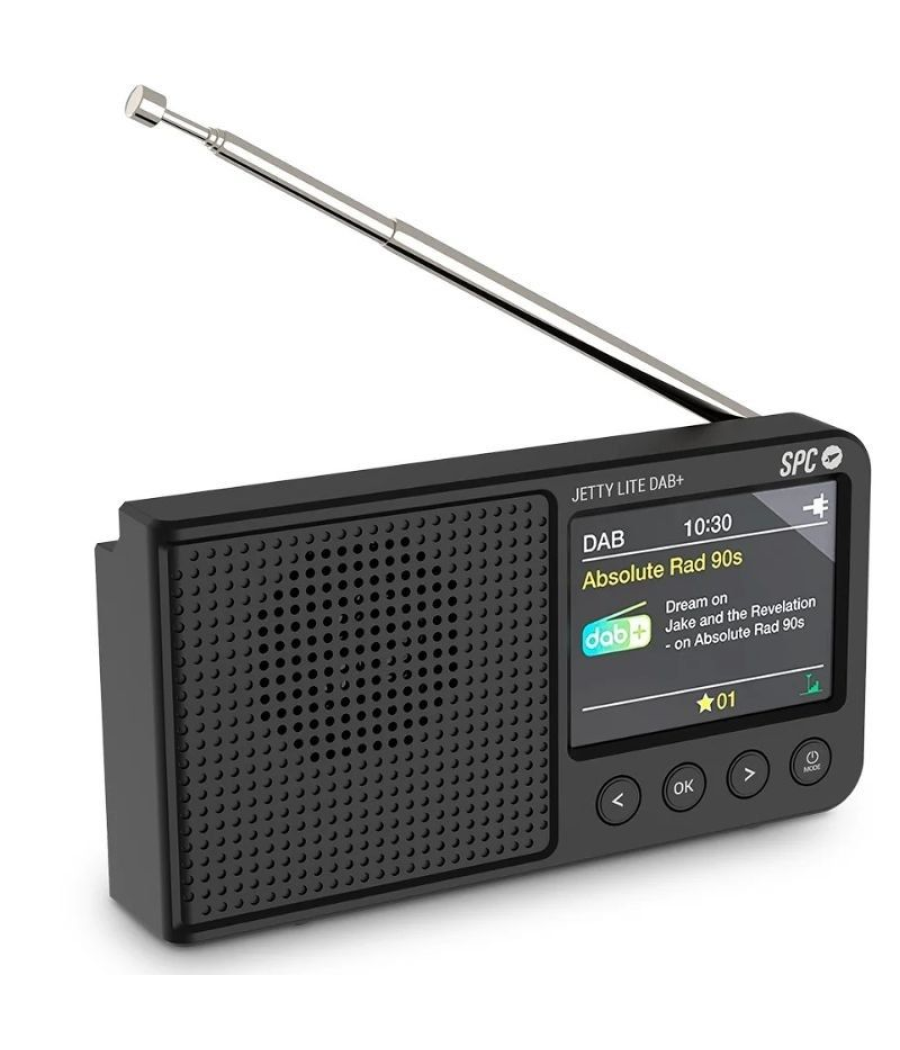 Radio portátil spc jetty lite dab+/ negra