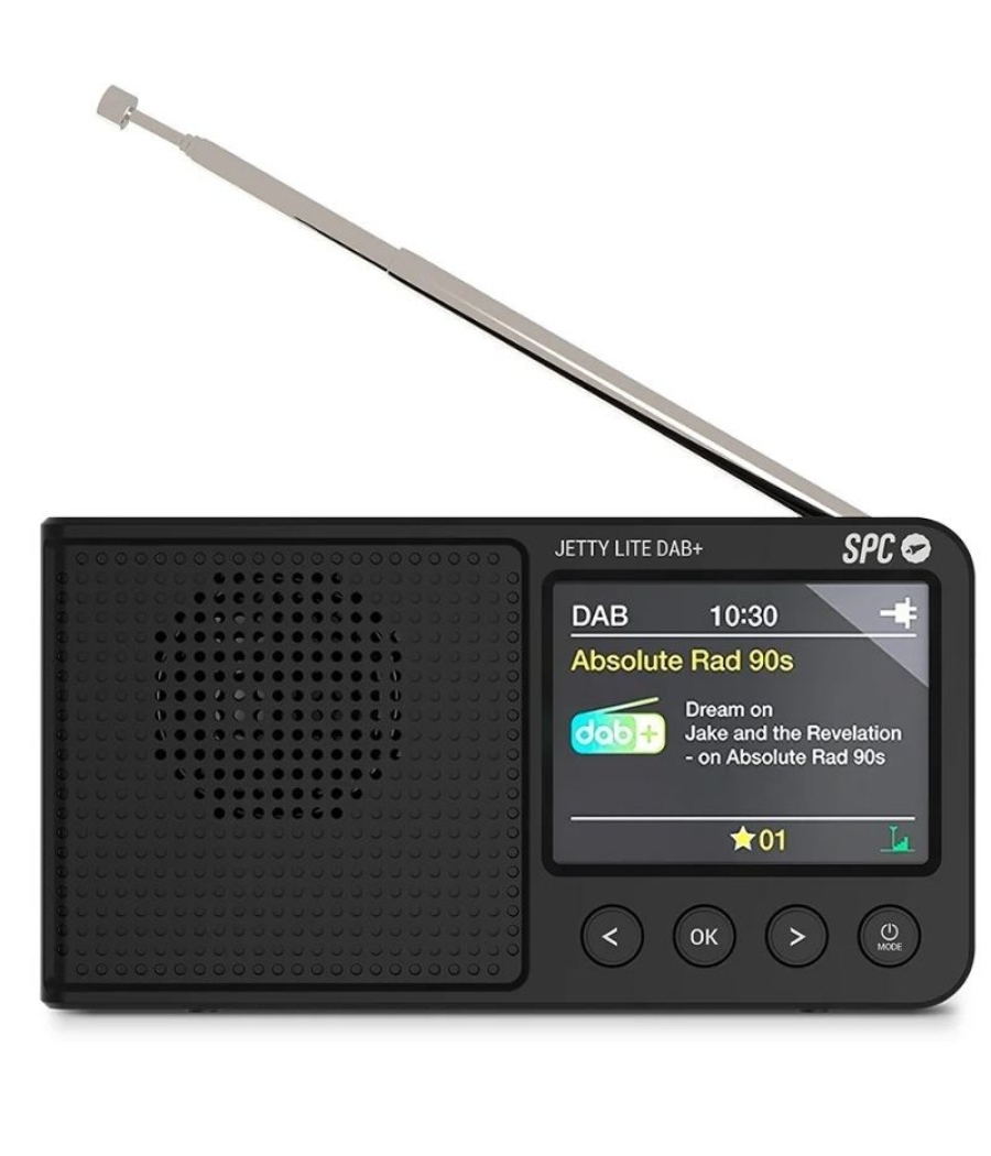 Radio portátil spc jetty lite dab+/ negra