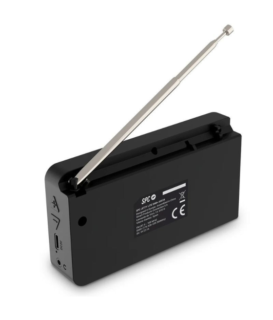 Radio portátil spc jetty lite dab+/ negra