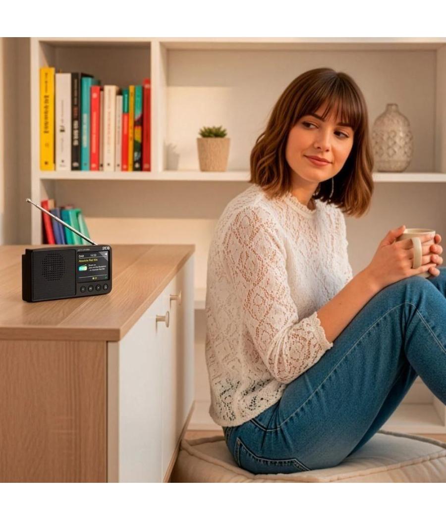 Radio portátil spc jetty lite dab+/ negra