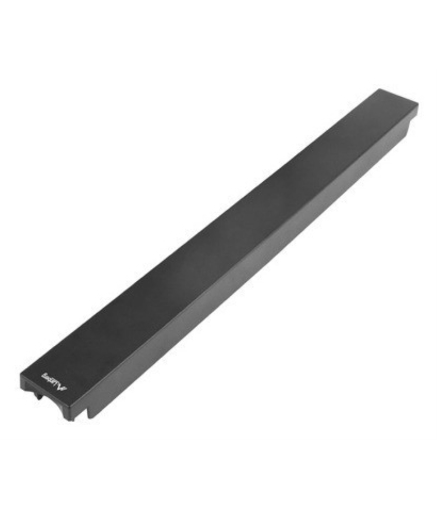 Panel ciego lanberg 1u 19" en plastico retardante al fuego negro