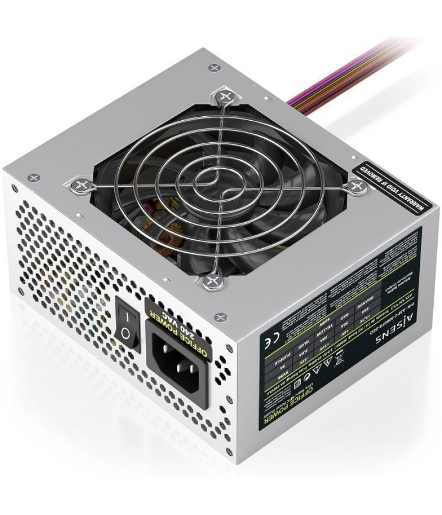 Fuente de alimentación sfx aisens aspc-500sfx-seo/ 500w/ ventilador 8cm