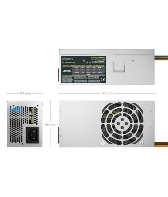 Fuente de alimentación tfx aisens aspc-500tfx-seo/ 500w/ ventilador 8cm