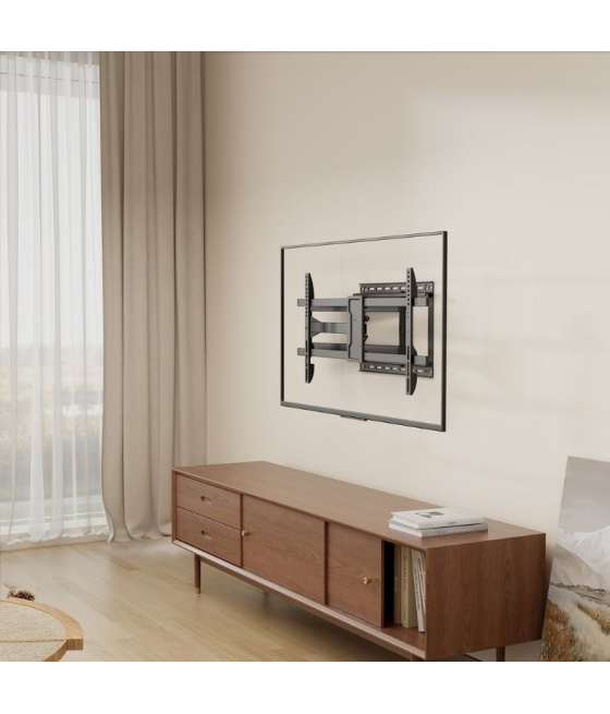 Soporte de pared inclinable/ giratorio/ nivelable aisens wt80tsle-419 para tv de 43-80'/ hasta 50kg