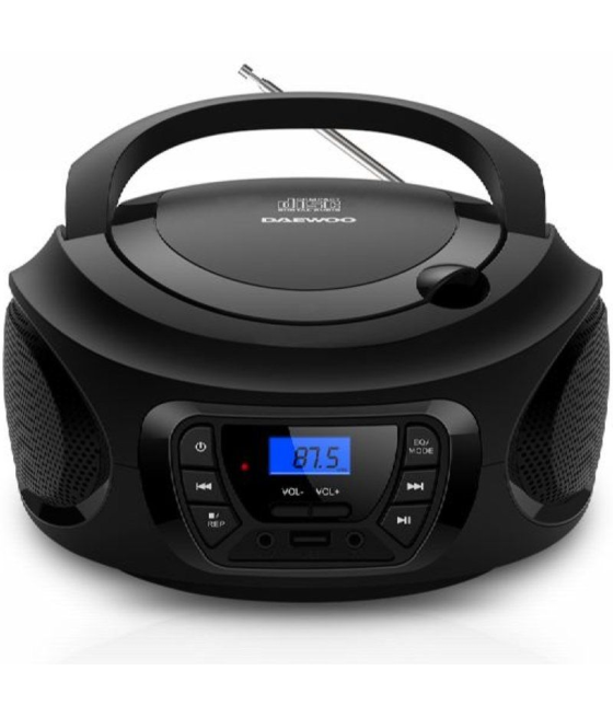 Radio cd daewoo dw3011/ 4w/ negro