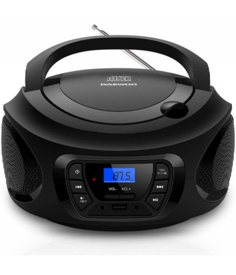 Radio cd daewoo dw3011/ 4w/ negro