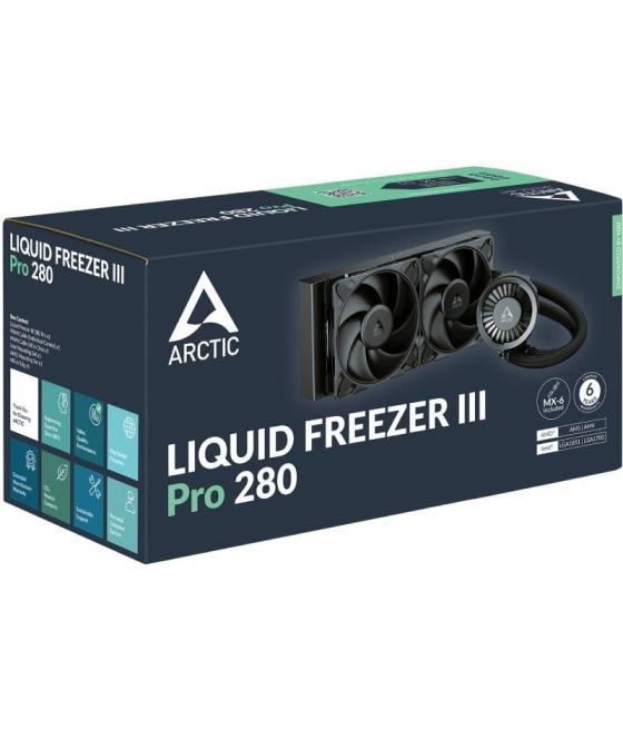 Sistema de refrigeración líquida arctic liquid freezer iii pro 280/ negro