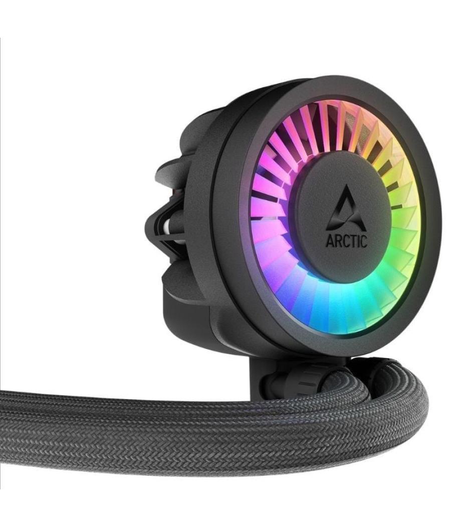 Sistema de refrigeración líquida arctic liquid freezer iii pro 420 a-rgb/ negro