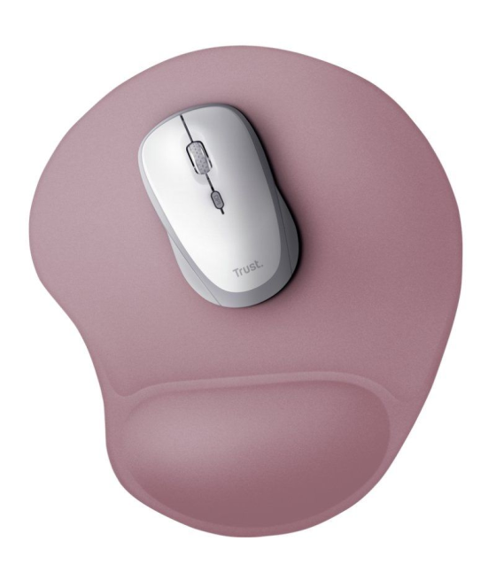 Alfombrilla raton gel bigfoot rosa trust