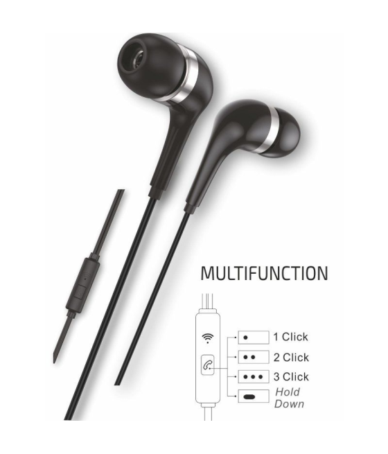 Auriculares intrauditivos tech one tech eartech tec1305/ con micrófono/ usb tipo-c/ negros
