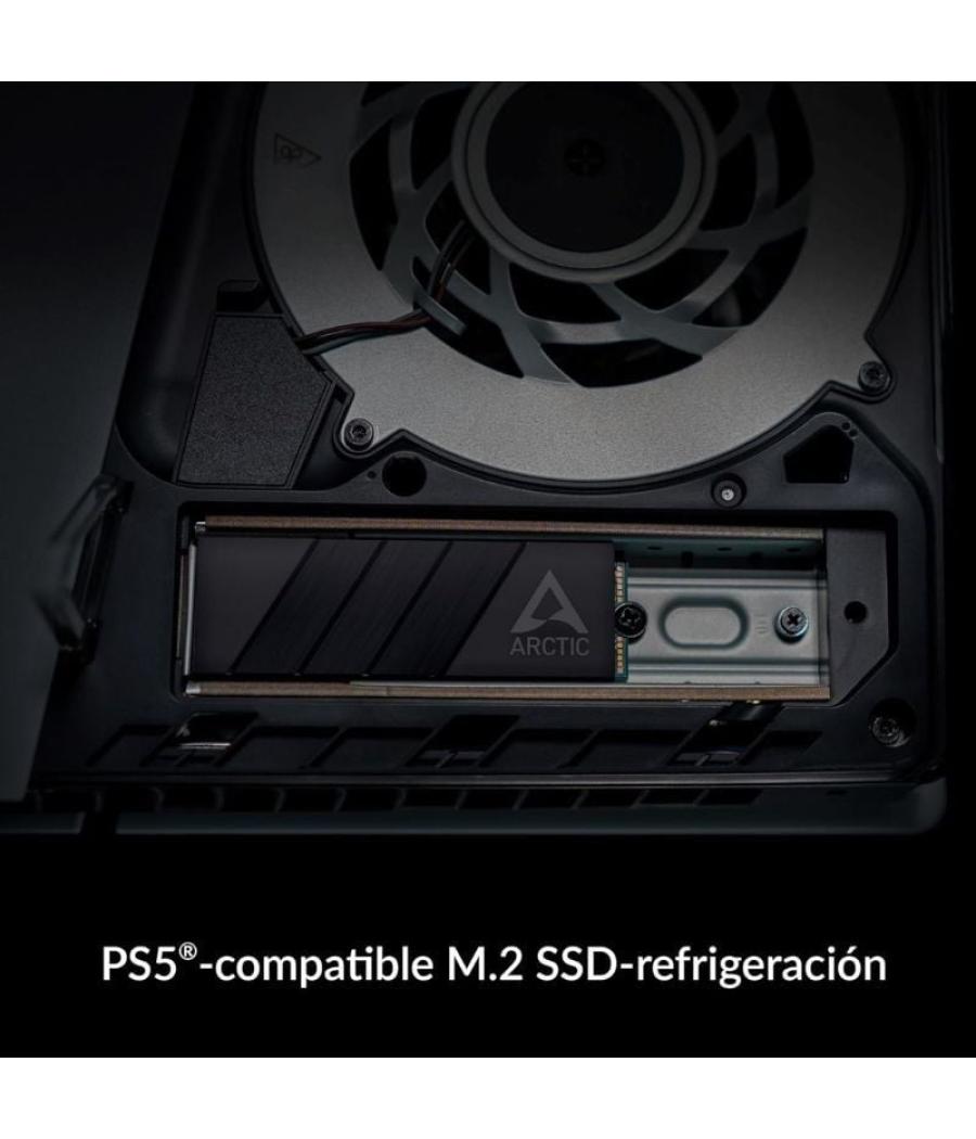 Disipador térmico para ssd m.2 2280 arctic m2 pro/ negro