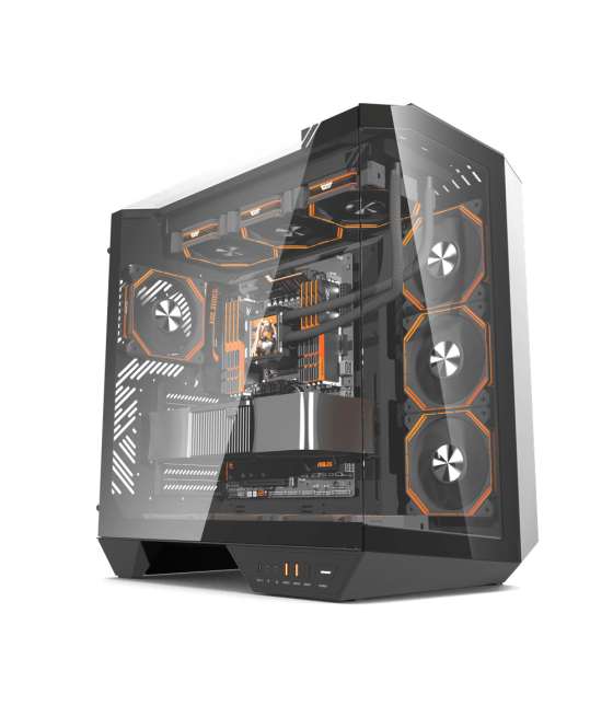 Caja semitorre atx dy470 rgb negro darkflash