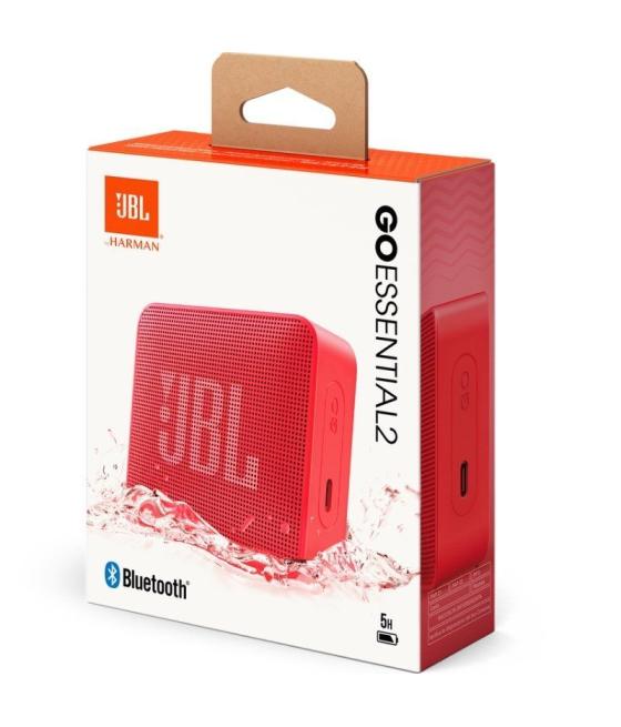 Altavoz con bluetooth jbl go essential 2/ 3.1w/ 1.0/ rojo
