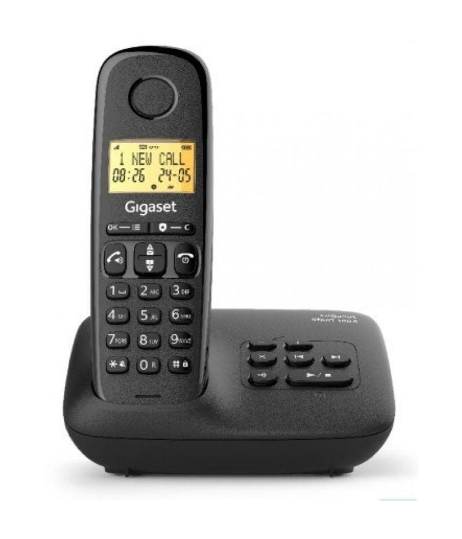 Teléfono inalámbrico gigaset basic 100/ negro