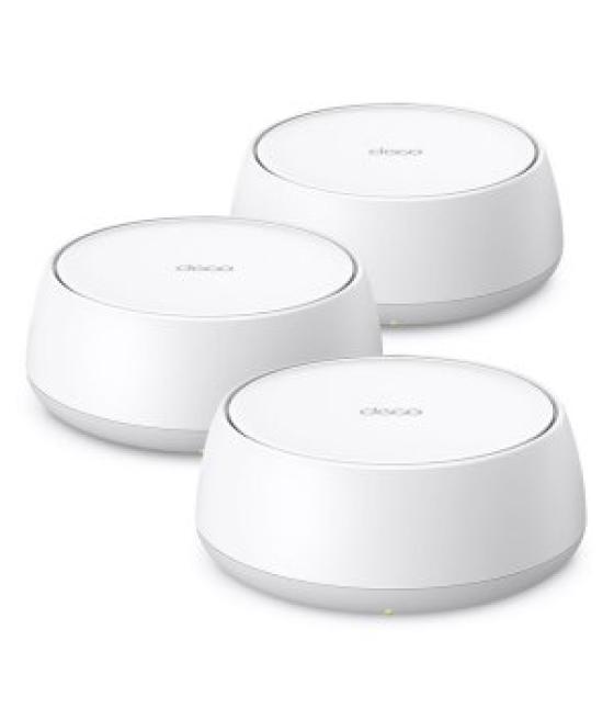 Punto de acceso interior mesh wifi 7 tp-link be22 3-pack be3600 dualband 2882mbps en 5ghz 2x1gb
